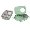 Thermal Lunch Box 1100ml Double Layer 3 Grid Design 304