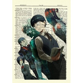 Tokyo Ghoul Dictionary Art Book Picture Poster Shuu Rize Touka Kaneki Anime