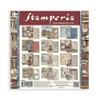 Stamperia 8" x 8" Paper Pad Vintage Library