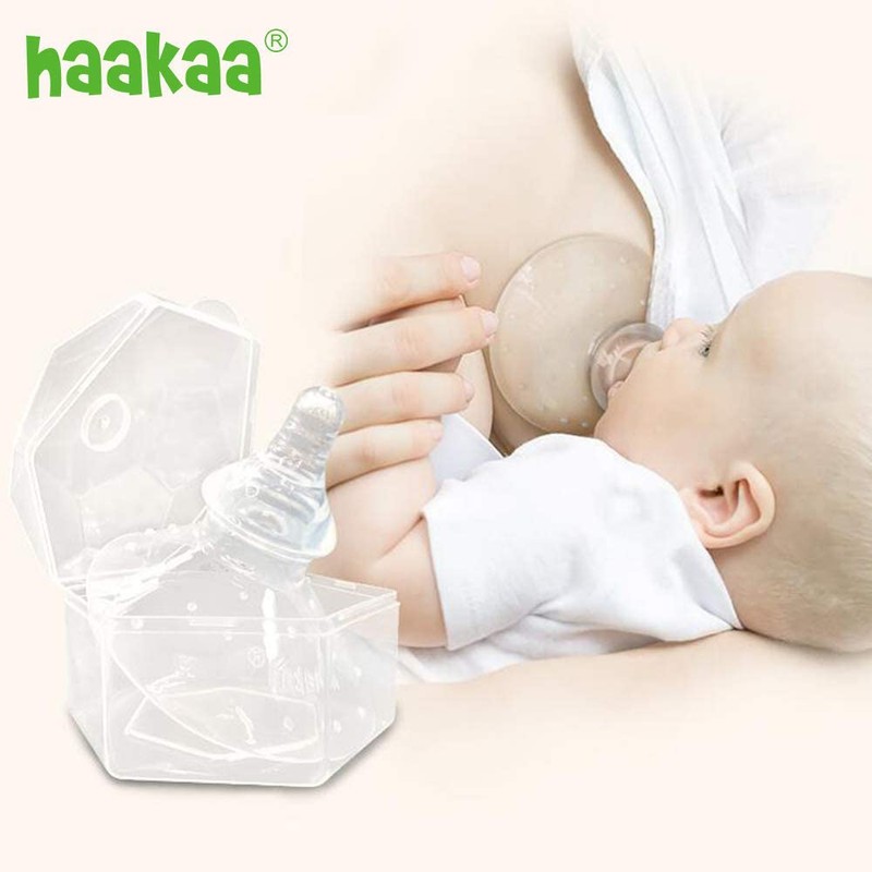 haakaa Nipple Shields for Nursing Newborn Silicone Nippleshield for Breastfeeding