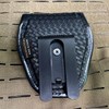 ROCOTACTICAL Hidden Snap Single handcuff case w/360 Degree Rotating Belt