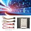 2.5in Internal HDD Enclosure Dual Bay SATA II Interface 7mm