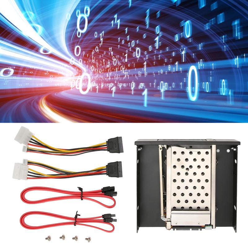 2.5in Internal HDD Enclosure Dual Bay SATA II Interface 7mm