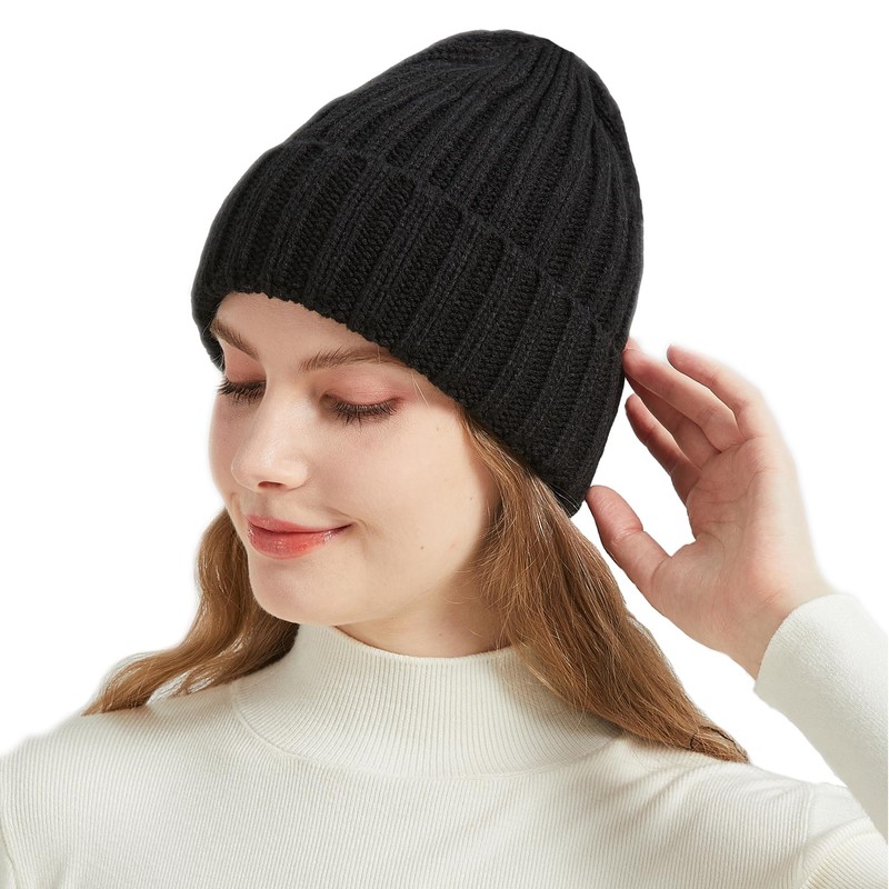 NPQQUAN Thick Warm Winter Knit Beanie Hat Skull Cap Beanies