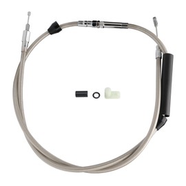 Prewired 65" Sportster Extended Clutch Cable Stainless Steel Braided Designed for 1986-2013 Harley Sportster XL, 2004-2020 Sportster