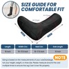 Below-Knee Leg Cast Covers, 3 Pack Protective Sleeves, Black