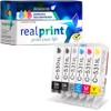 realprint Printer Cartridges for Canon PGI-530 CLI-531 XL with Chip