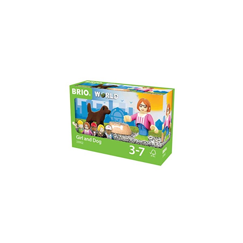 BRIO World - Village Figure and Dog