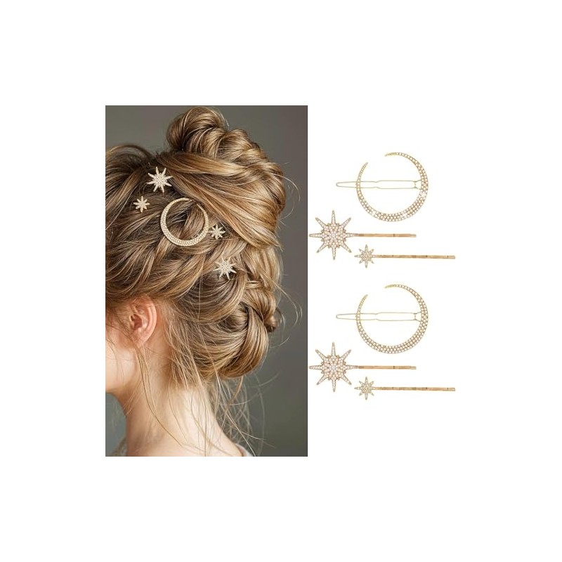 RUAKIVA 6 Pcs Clips de Pelo,Pinzas para el Pelo con