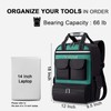 Tool Backpack for Men 18 Inch Heavy Duty Waterproof Multiple