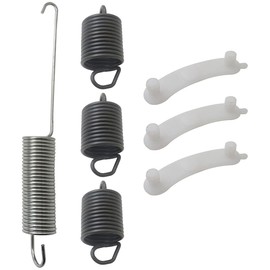 Xspeedonline Upgraded 3x Suspension Spring WP63907 & 1x Counterweight Counter Balance W10250667 & 3x Tub Wear Pad 285744 Replacement for Kenmore Maytag Whirlpool Washer, Replaces 62738, 63207