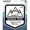 Squiddy Blanca Peak - Vinyl Sticker for Car, Laptop, Notebook