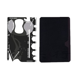 Multitool, 18 in 1 Wallet Tool, Stainless Steel Multitool Pocket, Multi-Purpose Gadget Tools, Bottle Opener for Men, Outdoor Camping Accessories, DIY
