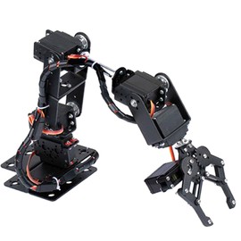 4.8V-7.2V 6DOF Robot Arm Mechanical Robotic Clamp Claw Kits, Industrial Robot Parts