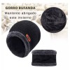 Song Ting Conjunto Gorro Bufanda Frío Tejido Lana Unisex Moda