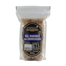 BR Corner | A Portuguesa Brazilian Seasoning Salt for BBQ 17.63oz | Tempero Sal Grosso para Churrasco 500g | Best for Seasoning Barbecue, Roasts, and More (Coarse Sea Salt & Chimichurri)