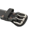 Gold's Gym G3368 Training Leather Belt, Black, L 33.5 -