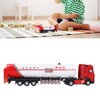 Alloy Gas Tanker Truck Model Water Spray High Simulation Detachable