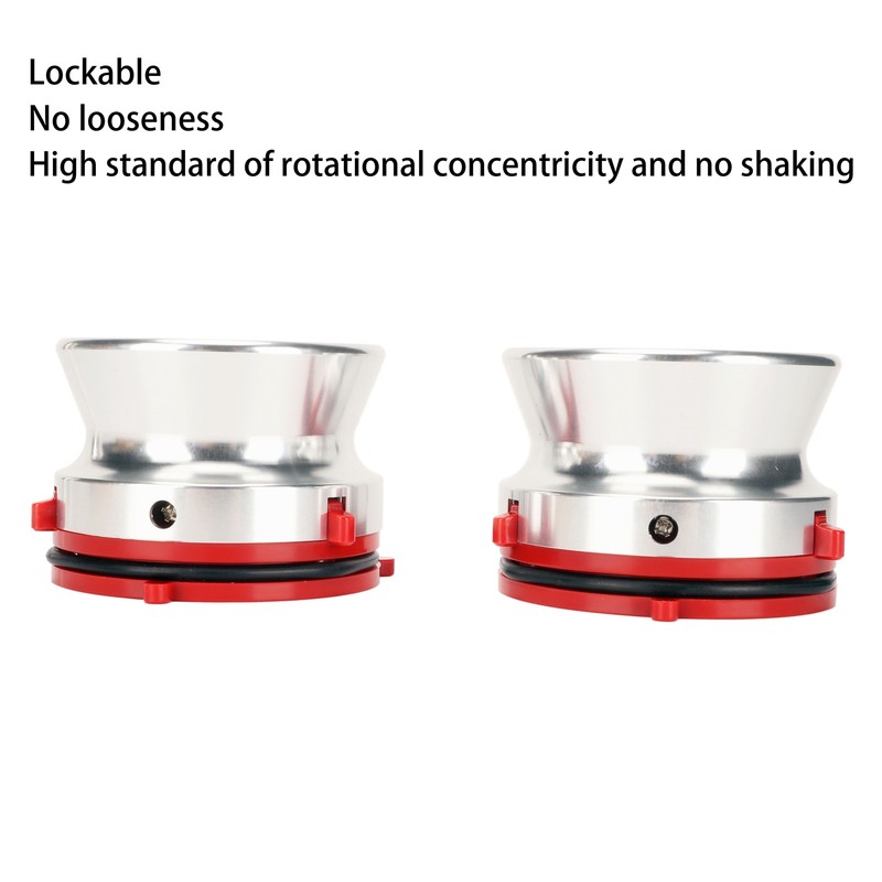 1 Pair NAB Hub Adapters Professional Polished Aluminum Reel to