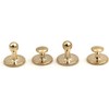 Clergy Collar Polished Studs Set (Gold)