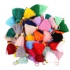 Handmade Cotton Tassel Pendant, 2 cm Mini Colourful Tassel Tassels