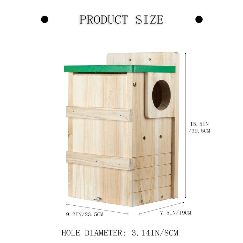 BalterFF Squirrel Houses for Outside Nesting Box Nest Wooden Chipmunk