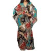 Bsubseach Women's Ethnic Print Kaftan Beach Dress Plus Size Beach