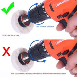 Aluminum Rim Polishing Wheel with 1/4" Shank for Chrome, Stainless for Drill -4Pcs