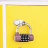 NBYT 5 Digit Multicolor Combination Padlock Lock Bar Diameter 7mm