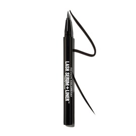 Revlon ColorStay Lash Serum + Liner, Liquid Eyeliner + Eyelash Seru, Waterproof Eyeliner, Nourishing and Strengthening, Lasts up to 24 Hours, Felt-tip Pen Applicator, 001 Blackest Black, 0.48 ml