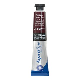 Daler-Rowney Aquafine Watercolour Paint, Aluminium Tube, 0.27oz - 8 ml, Vandyke Brown Hue
