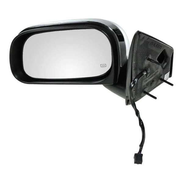 TRQ Left Mirror without Memory Drivers Side Compatible with 2007-2009
