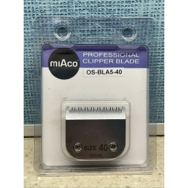 miAco NEW! Miaco Size 40 Professional Clipper Blade #OS-BLA5-40 - Fits All Brands