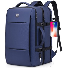 Bagsure Carry On Backpack, 40L Flight Approved Travel Backpack for Men Women, Expandable Water-resistant 17Inch Laptop Backpack, Casual Daypack Luggage Suitcase Backpack for Business Weekend Hiking