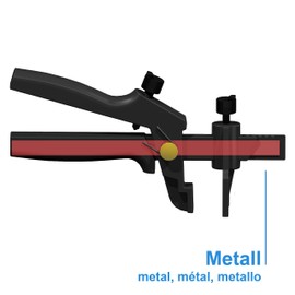Lantelme Pliers with Steel Core for Levelling System for Wedges and Pull Tabs Adjusting Tile Pliers for Laying System Laying Aid Spacer Tile Tool