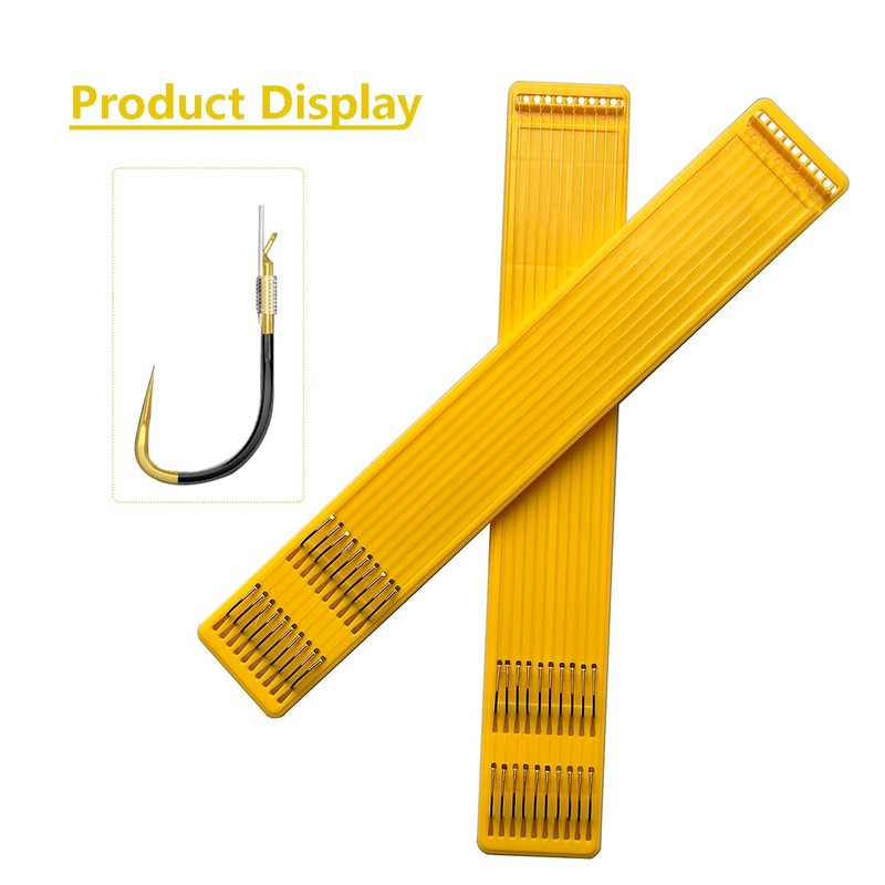 AMHDV Small Barbless Fishing Hook with Line, Tiny Fish Hooks