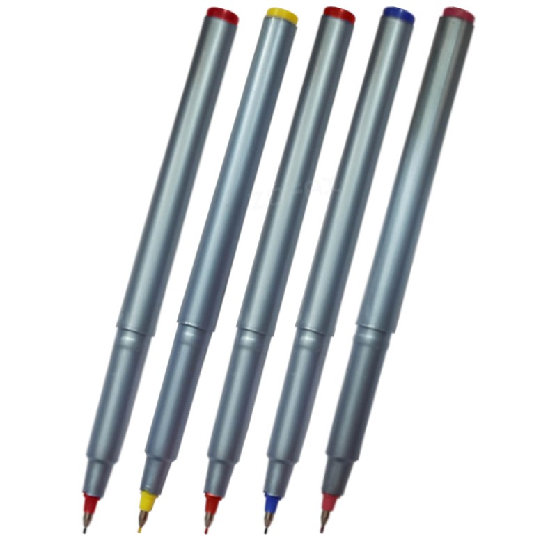HF650 Fineliner Pens, MULTICOLOUR, Fine Point (0.5mm), Pack of 10,