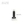 METALLIXITY 350pcs M2 x 6mm Flat Head Screws Carbon Steel