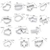 Christmas Cookie Cutters Set of 14 Stainless Steel Cookie Cutters