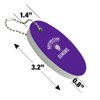 GRAPHICS & MORE Northwestern State University Demons Floating Keychain Oval