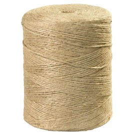 Aviditi Fiber Jute Twine, 3-Ply, 5000', 84 lbs. Tensile Strength, Natural (TWJ500)
