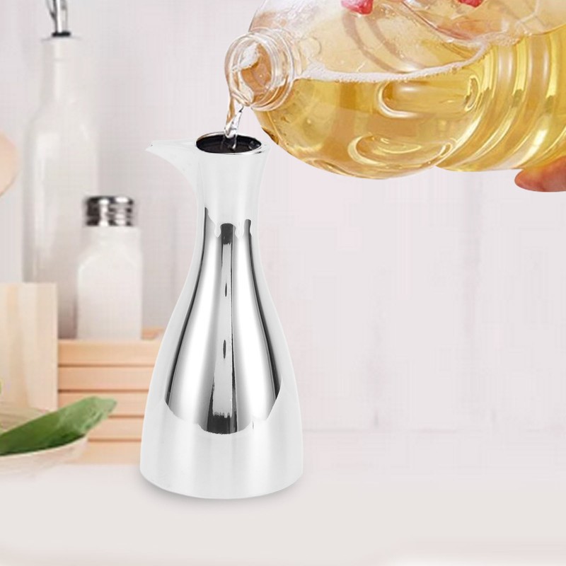 304 Stainless Steel Oil Dispenser Bottle Leakage Proof Oil Pot