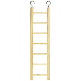Prevue Pet Products BPV384 Birdie Basics 7-Step Wood Ladder for Bird, 12-Inch