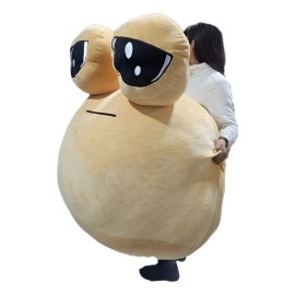 Peluche Pou Jumbo Gigante Personalizable Juego Lindo 100cm