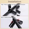uxcell 2 Pcs 90 Degree Structural Pipe Connector, 1-1/8" 3-way