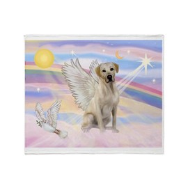 CafePress Angel Labrador Throw Blanket Super Soft Fleece Plush Throw Blanket, 60"x50"