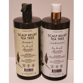Pharm to Table 2-Pk -PHARM to TABLE SCALP RELIEF TEA TREE MINT Botanical SHAMPOO + CONDITIONER!