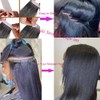 Light Yaki Straight Tape in Hair Extensions Human Hair Black