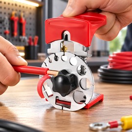 Portable Manual Wire Stripper for Cable Insulation Removal – Adjustable Handheld Design for Electrical Projects and DIY Repairs