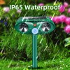 Ultrasonic Animal Repellent Outdoor Solar Animal Repeller Cat Repellent Motion
